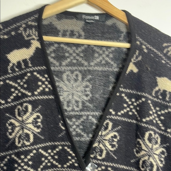 Forever 21 Black and Tan Poncho - Picture 5 of 6